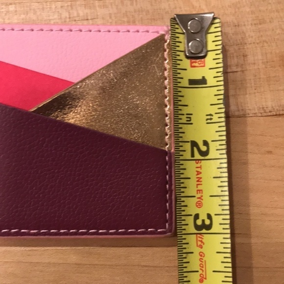 Pink Gold Multi Credit Card ID Wallet - Picture 4 of 4